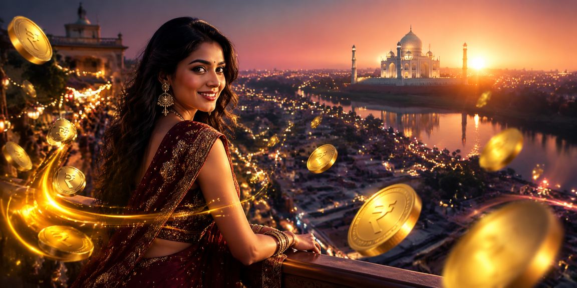 Taj Mahal scenic view representing Indian user trust